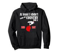 Funny Pro-America Anti-Trump American USA Flag Democracia Sudadera con Capucha