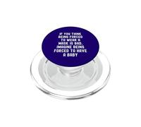 Funny Pro Choice Feminista Feminismo Máscara Política Humor PopSockets PopGrip para MagSafe