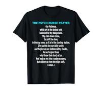 Funny Psych Nurse Oración Psiquiátrica Salud Mental Humor Camiseta