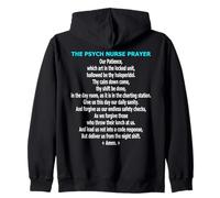 Funny Psych Nurse Oración Psiquiátrica Salud Mental Humor Sudadera con Capucha