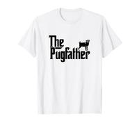 Funny Pug Owner The Pugfather Father Gift Camiseta