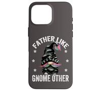 Funny Pun For Men and Punk Rock Dad with Rainbow Beard GNOME Carcasa para iPhone 16 Pro MAX