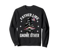 Funny Pun For Men and Punk Rock Dad with Rainbow Beard GNOME Sudadera
