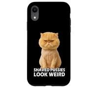 Funny Pussy Meme Pun Adult Joke Hilarious Shaved Pussies Carcasa para iPhone XR