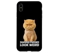 Funny Pussy Meme Pun Adult Joke Hilarious Shaved Pussies Carcasa para iPhone XS Max