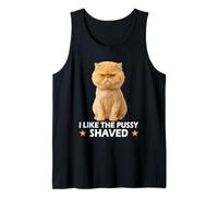 Funny Pussy Meme Pun Adult Joke Hilarious Shaved Pussy Joke Camiseta sin Mangas