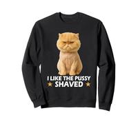 Funny Pussy Meme Pun Adult Joke Hilarious Shaved Pussy Joke Sudadera