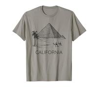 Funny Pyramid California Bad Geography Broma estúpida Camiseta