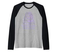 Funny Queef Queen Hear My Kitty Purr Funny Cat Mujeres Hombres Camiseta Manga Raglan