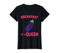 Funny Queen Girl Adult Sport Quote Breakfast of Champions Camiseta