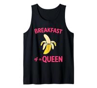 Funny Queen Girl Adult Sport Quote Breakfast of Champions Camiseta sin Mangas