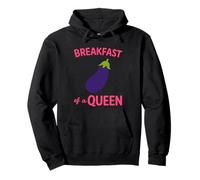 Funny Queen Girl Adult Sport Quote Breakfast of Champions Sudadera con Capucha