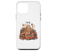 Funny Quilter Saying I'm Ok Cartoon Fabric Chaos Scene Carcasa para iPhone 12 Mini