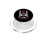 Funny Quote Road Trip Driving Mindset Stay In Your Lane PopSockets PopGrip para MagSafe
