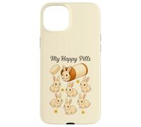 Funny Rabbit Bunny My Happy Pills Animal Lover Niños Niñas Carcasa para iPhone 15 Plus