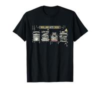 Funny Raccoon 2026 Año Nuevo Familia Coincidencia Mujeres Hombres Camiseta