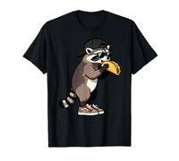 Funny Raccoon, Common Raccoon Eating a Taco Camiseta