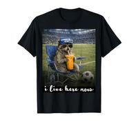 Funny Raccoon Congo DR Soccer Fan Futbol Humor Camiseta