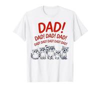 Funny Raccoon Dad Yelling Raccoons Father's Day Camiseta