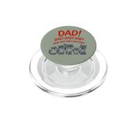Funny Raccoon Dad Yelling Raccoons Father's Day PopSockets PopGrip para MagSafe
