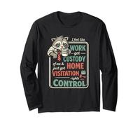 Funny Raccoon I Feel Like Work Got Custody of Me Manga Larga