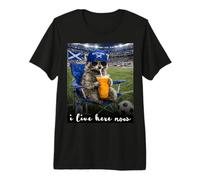 Funny Raccoon Scotland Soccer Fan Futbol Humor Camiseta Premium