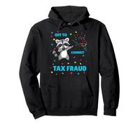Funny Raccoon se va a cometer bromas de fraude Fiscal para contadores Sudadera con Capucha