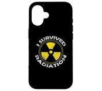Funny Radiation Cancer Awareness Survived Radiation Warrior Carcasa para iPhone 16