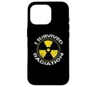 Funny Radiation Cancer Awareness Survived Radiation Warrior Carcasa para iPhone 16 Pro