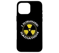 Funny Radiation Cancer Awareness Survived Radiation Warrior Carcasa para iPhone 16 Pro MAX