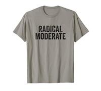 Funny Radical Moderate Republican Democrat Politics Design Camiseta