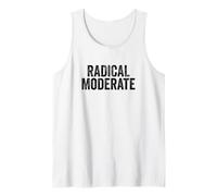 Funny Radical Moderate Republican Democrat Politics Design Camiseta sin Mangas