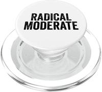 Funny Radical Moderate Republican Democrat Politics Design PopSockets PopGrip para MagSafe