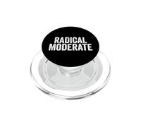Funny Radical Moderate Republican Democrat Politics Design PopSockets PopGrip para MagSafe