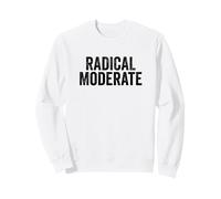 Funny Radical Moderate Republican Democrat Politics Design Sudadera