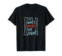 Funny Radiologist Pun, Es lo Que Hay Dentro lo Que Cuenta Camiseta gráfica económica