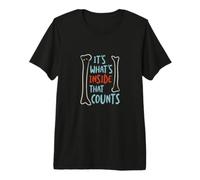 Funny Radiologist Pun, Es lo Que Hay Dentro lo Que Cuenta Camiseta Premium