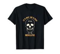 Funny Radiology Pun No es una radiografía, es un skullfie Camiseta gráfica económica