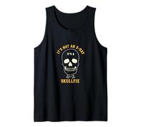 Funny Radiology Pun No es una radiografía, es un skullfie Camiseta sin Mangas