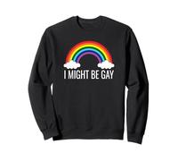Funny Rainbow Pride Humor I Might Be Gay Statement tee Sudadera