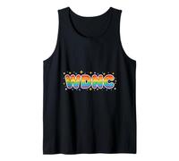 Funny Rainbow WDNC No Nos Importa el sarcástico Orgullo del Club Camiseta sin Mangas