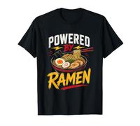 Funny Ramen Saying Humor Joke Gag Powered by Noodles Camiseta