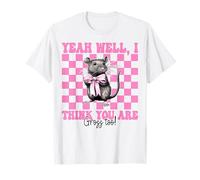Funny Rat Girl Rat Mom Mouse I Think You Are Grosso Too Camiseta