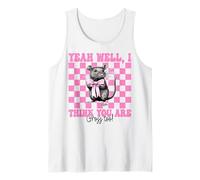 Funny Rat Girl Rat Mom Mouse I Think You Are Grosso Too Camiseta sin Mangas
