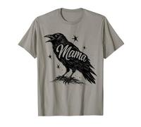 Funny Raven Mama Gothic Crow Bird Nature Art Camiseta