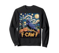 Funny Raven Starry Night Van Gogh F Caw F Sudadera