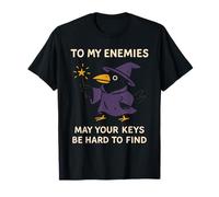 Funny Raven Wizard Meme Sarcastic Fantasy Humor Art Camiseta