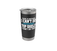 Funny Reach Top Shelf Short Friends Camiseta corta para niña divertida Vaso térmico de acero inoxidable de doble pared
