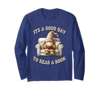 Funny Reading GNOME For Women Its A Good Day To Read A Book Manga Larga