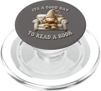 Funny Reading GNOME For Women Its A Good Day To Read A Book PopSockets PopGrip para MagSafe